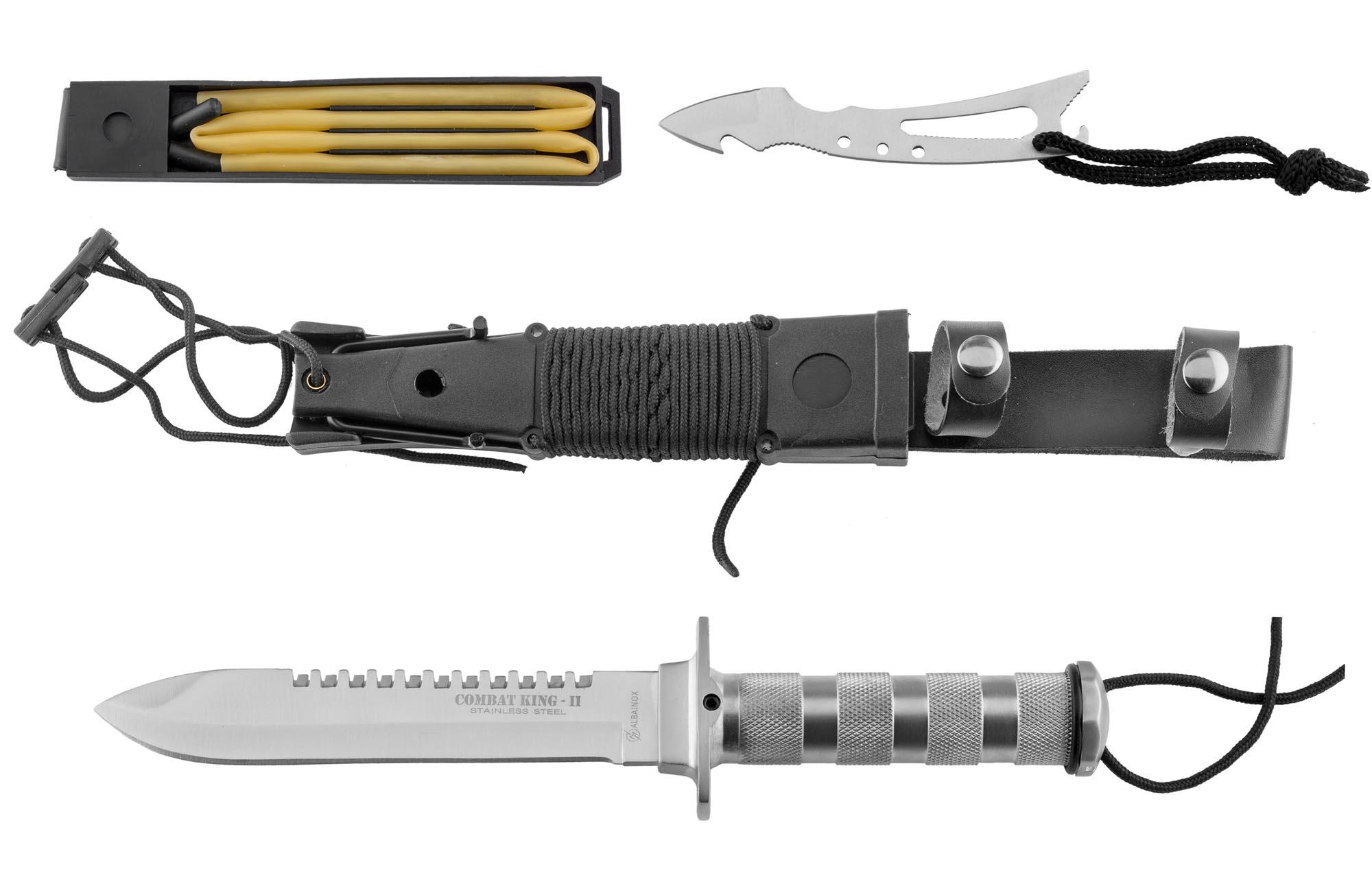 Couteau de Survie Combat King II Inox - K25
