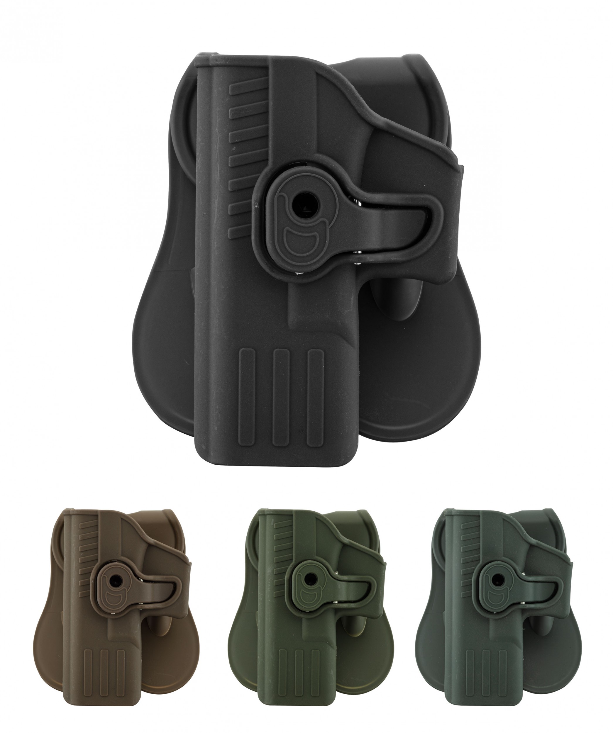Holster rigide Quick Release pour Glock 17 Gaucher - OD - BO Manufacture