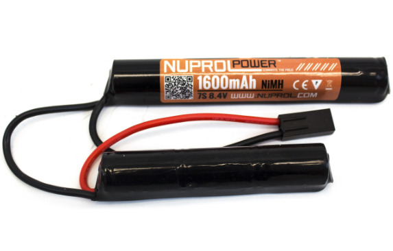 Batterie NiMh 2 éléments 8,4 v/1600 mAh - Nuprol