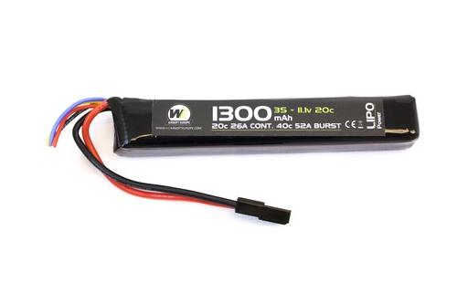 Batterie LiPo 11,1 v / 1300 mah 20c 1 stick - Nuprol