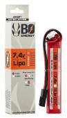 1 stick batterie Lipo 2S 7.4V 1000mAh 25C - 1 stick - 1000mAh 25C - BO Manufacture