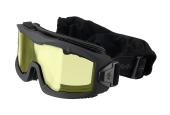 Masque série AERO Thermal noir jaune - Verre Jaune - Lancer Tactical