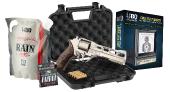 Pack Airsoft revolver CO2 CHIAPPA RHINO 60DS + Co2 + billes + cible + mallette - Chiappa Loisirs