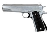 Réplique pistolet à ressort Galaxy G13S Silver full metal 0,5J - Sport Attitude