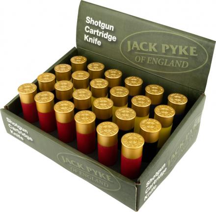 Pack de 24 couteaux cartouches Jack Pyke - Présentoir 24 couteaux