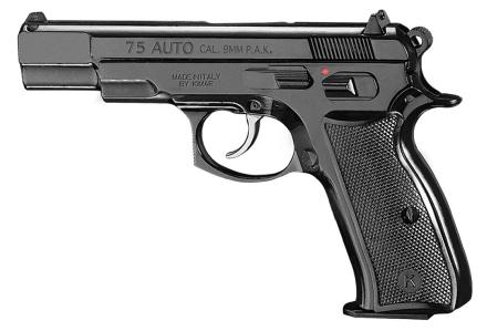 Pistolet 9 mm à blanc Chiappa CZ75 W bronzé - Chargeur 8 coups pour pistolet CZ75 W
