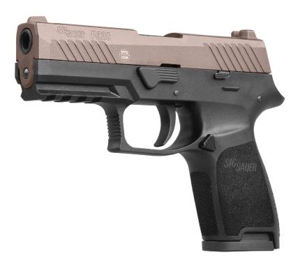 Pistolet à blanc SIG SAUER P320 noir 9mm P.A.K. Pink Gold