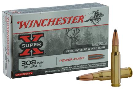 Munition Winchester Cal. . 308 win - chasse et tir - Balle Extreme Point Lead Free