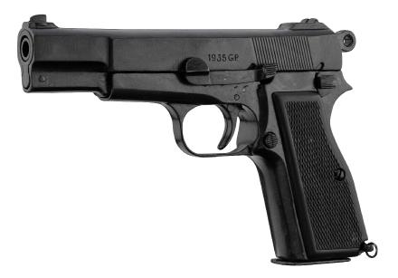 Réplique décorative Denix du pistolet GP35 - Browning GP35