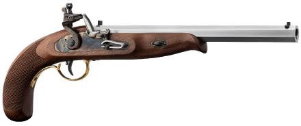 Pistolet Pedersoli Continental target à Silex - Cal. 45 - rayé