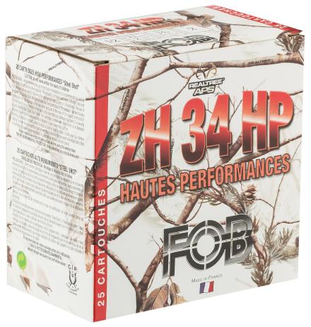 Cartouches Fob ZH Acier haute performance - Cal. 12/70 - ZH34HP HAUT PERF. Cal.12, 34 gr, N°4A