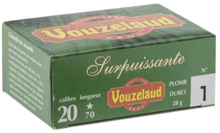 Cartouches Vouzelaud - Surpuissante - Cal. 20/70 - VOUZELAUD - SURPUISSANTE N°7