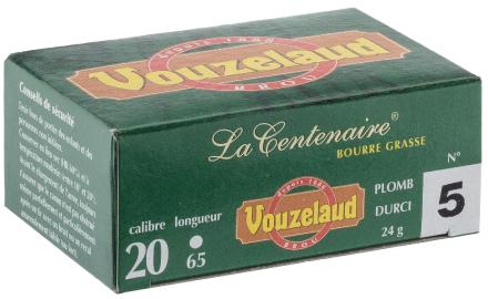 Cartouches Vouzelaud - La Centenaire tube plastique - Cal. 20/65 - VOUZELAUD - CENTENAIRE TUBE Plastique - P.8