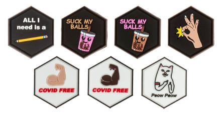 Patch Sentinel Gear SIGLES 9 - CHAT BLANC