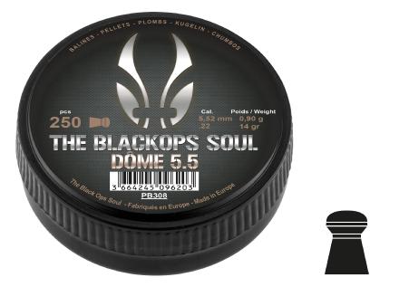 Plombs The Black Ops Soul DOME Cal 5.5 - Cal. 5.5 mm