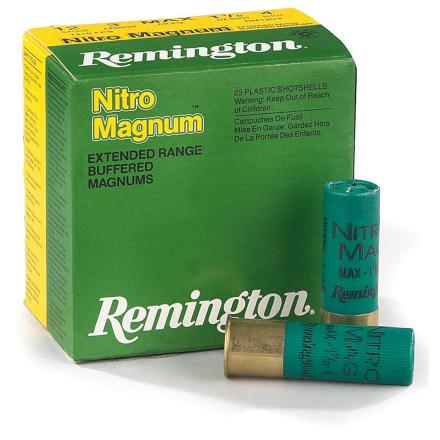 Cartouches Remington Nitro Magnum longue distance - Cal. 12/76 - Remington NITRO  cal 12-76, culot de 20, 53 gr, N°2