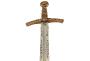 Réplique Denix d'épée médiévale Française - EPEE FLEUR DE LYS FOURREAU BLEU 109 CM