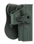 Holster rigide Quick Release pour Glock 17 Droitier - Gris - BO Manufacture