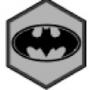 Patch Sentinel Gear SUPER series - BAT NOIR BLANC