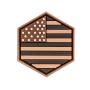 Patch Sentinel Gear drapeaux USA - DESERT TAN