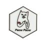 Patch Sentinel Gear SIGLES 9 - CHAT BLANC