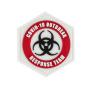 Patch Sentinel Gear COVID - COVID1 FOND BLANC CERCLE ROUGE