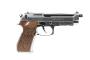 Edition limitée réplique GBB pistolet GPM92 GP2 gaz 0,9J Silver et bois - GPM92 SILVER - G&G