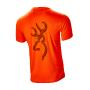 T-shirt Teamspirit Orange Blaze - Taille M - Browning